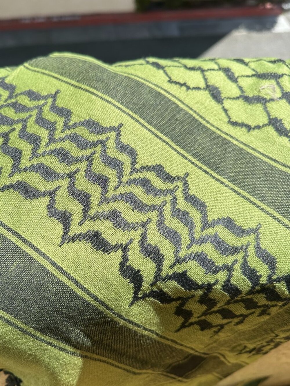 Olive Green Palestinian Kuffiyeh